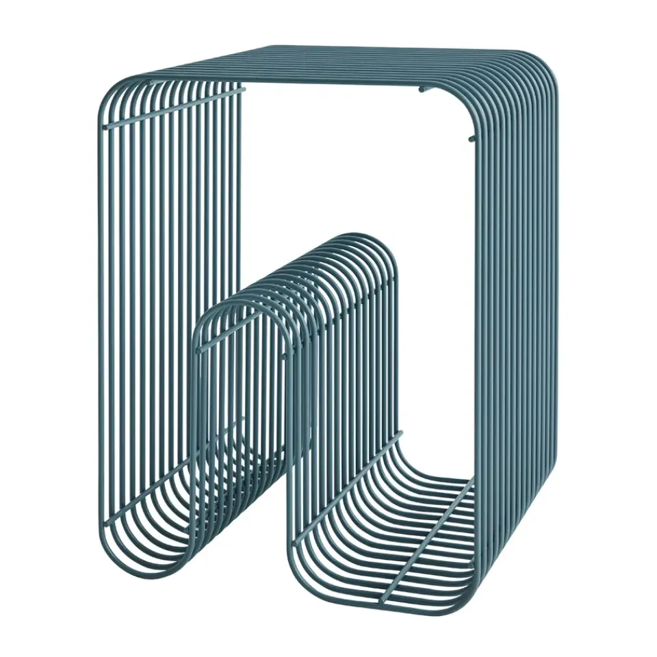 AYTM Stools*Curve chair, Dusty Blue