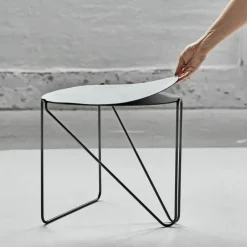 LIND DNA Side Tables*Curve Chameleon Hippo side table, -anthracite Black