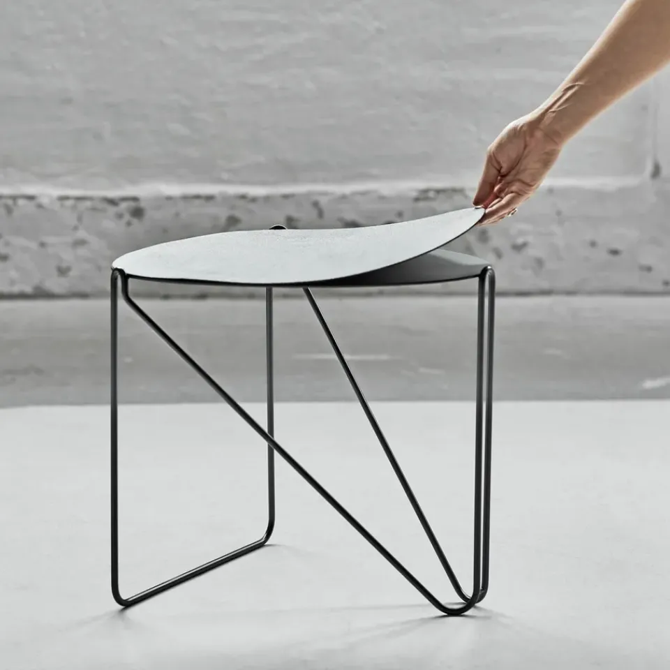 LIND DNA Side Tables*Curve Chameleon Hippo side table, -anthracite Black
