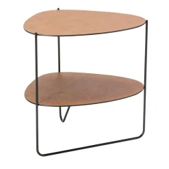 LIND DNA Side Tables*Curve Double Hippo side table, nature Beige