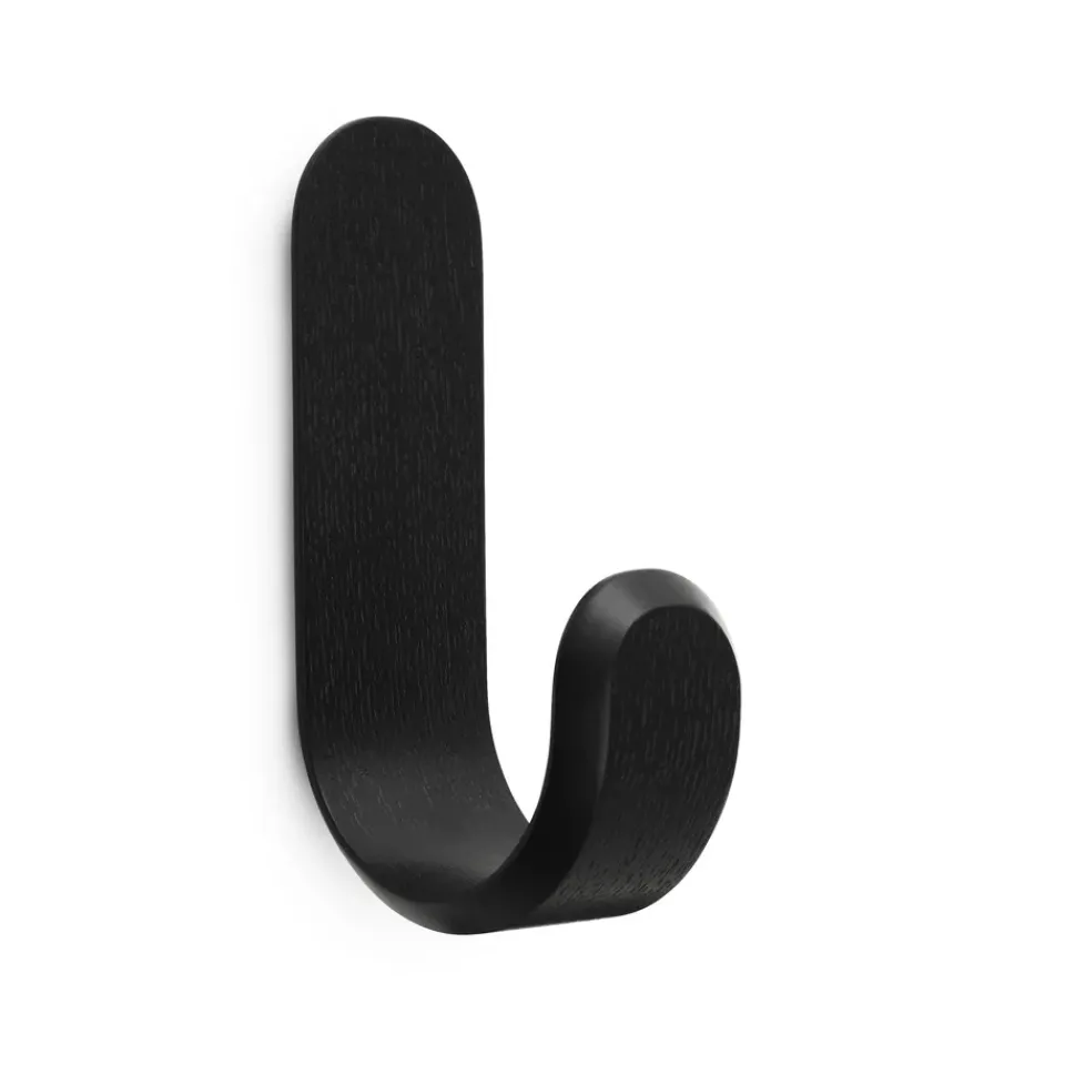 Normann Copenhagen Clothes Hooks & Hangers*Curve hook, Black
