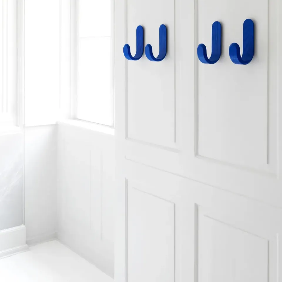 Normann Copenhagen Clothes Hooks & Hangers*Curve hook, Blue