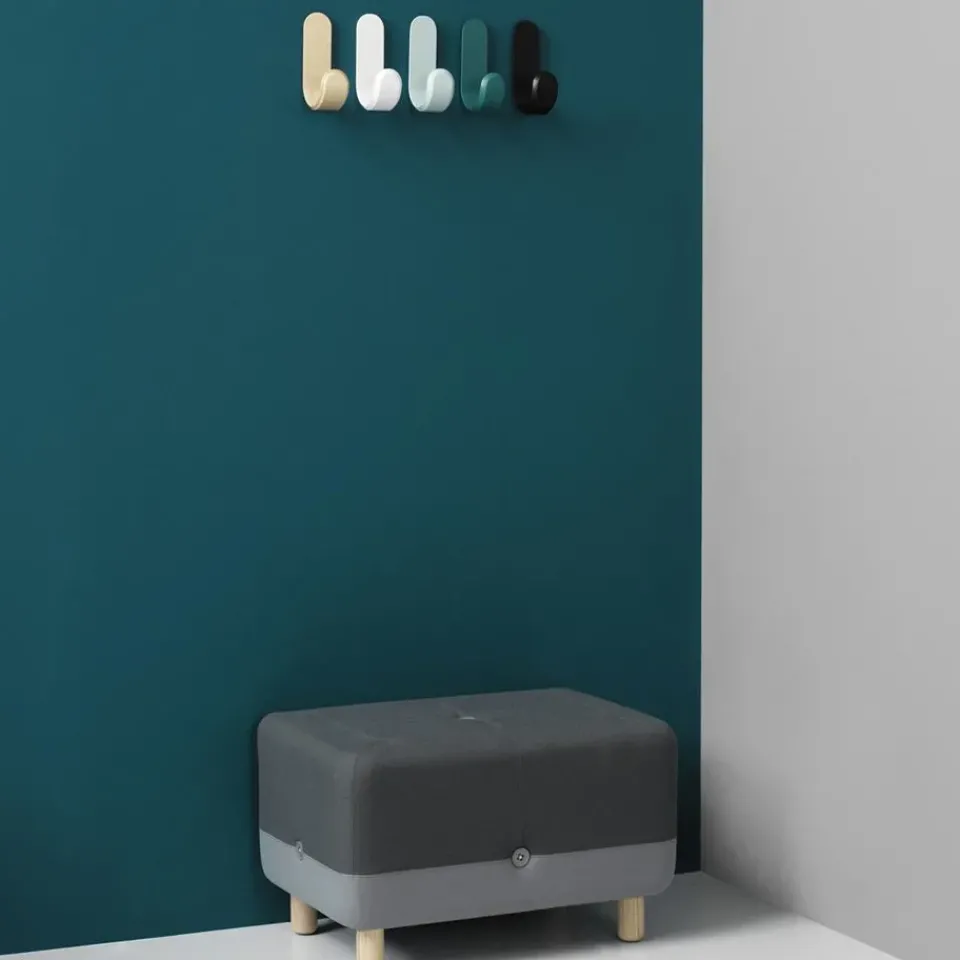 Normann Copenhagen Clothes Hooks & Hangers*Curve hook, White