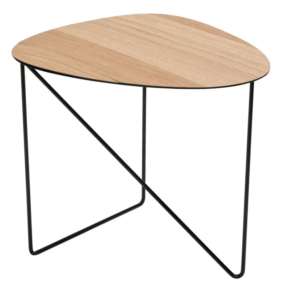 LIND DNA Side Tables*Curve side table L, oak Beige
