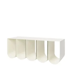 Kristina Dam Studio Benches*Curved bench, Beige