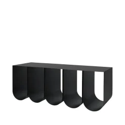 Kristina Dam Studio Benches*Curved bench, Black