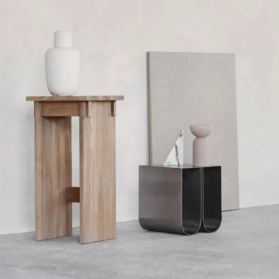 Kristina Dam Studio Side Tables*Curved side table, Beige