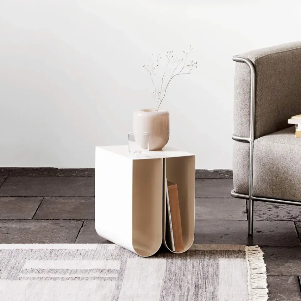 Kristina Dam Studio Side Tables*Curved side table, Beige