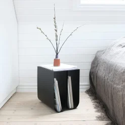 Kristina Dam Studio Side Tables*Curved side table, Black