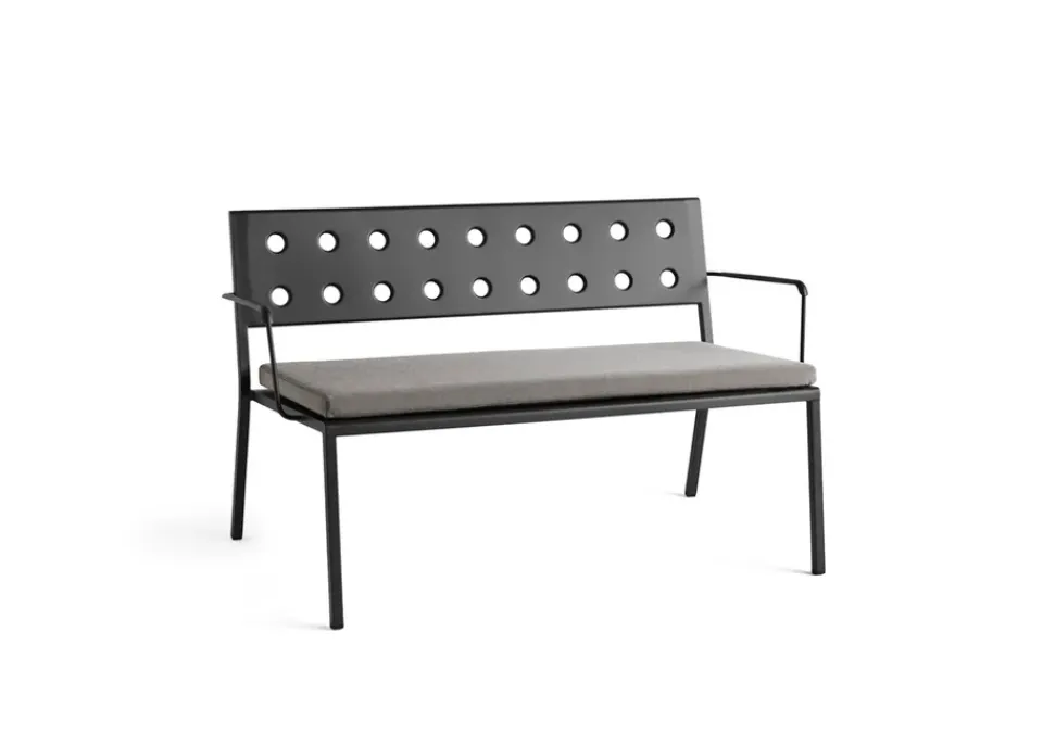 HAY Seat Cushions & Pads*Cushion for Balcony Lounge bench, pepper Black