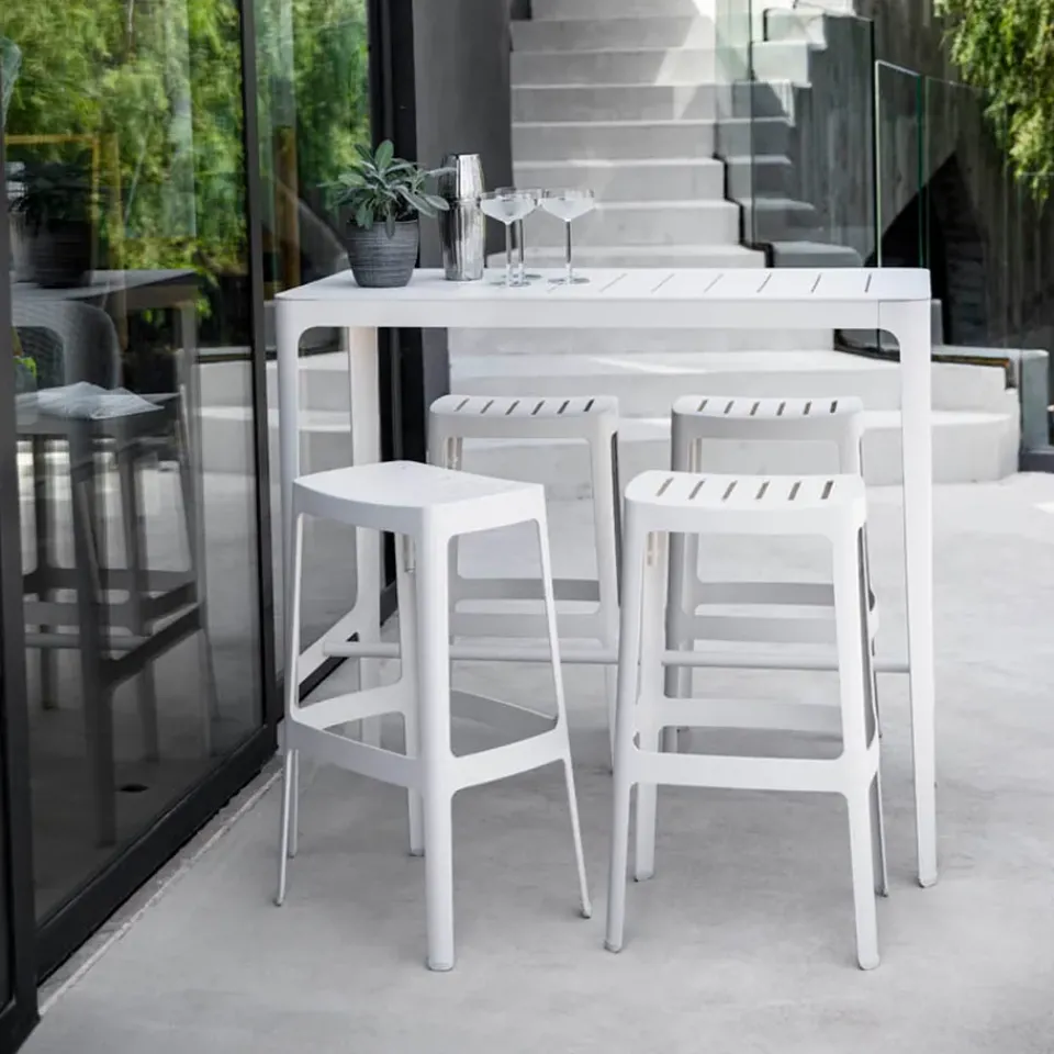 Cane-line Table For Outdoor Use*Cut bar table, Black