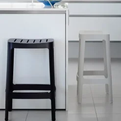 Cane-line Seating*Cut barstool, Black