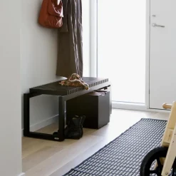 Fritz Hansen Benches*Cutter bench 121 cm, lacquered oak Black