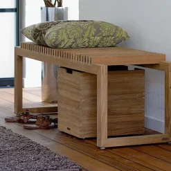Fritz Hansen Benches*Cutter bench, Teak Brown