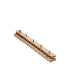 Fritz Hansen Clothes Racks, Coat Stands & Hangers*Cutter coat rack, Oak, 5 knobs Beige