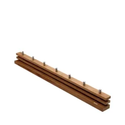 Fritz Hansen Clothes Racks, Coat Stands & Hangers*Cutter coat rack, Teak, 7 knobs Brown