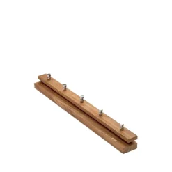 Fritz Hansen Clothes Racks, Coat Stands & Hangers*Cutter coat rack, Teak, 5 knobs Brown