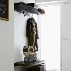 Fritz Hansen Hat Rack & Hat Shelves*Cutter hat rack, lacquered oak Black