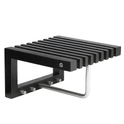 Fritz Hansen Hat Rack & Hat Shelves*Cutter hat rack mini, -painted oak Black
