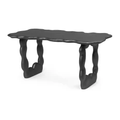 Ferm Living Table For Outdoor Use|Outdoor Lounge Furniture*Dal Piece coffee table 100x50x47 cm, Aluminium Black