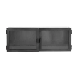 MUUBS Display & Glass Cabinets*Dallas wall cabinet 80 cm, Black