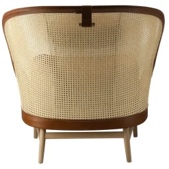 Gärsnäs Armchairs & Footstools*Dandy armchair, Oak-natural-Tärnsjö leather cognac Brown