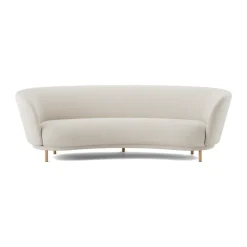 Massproductions Sofas*Dandy 3-seater sofa, Natural oak-Linara 05 Porridge White