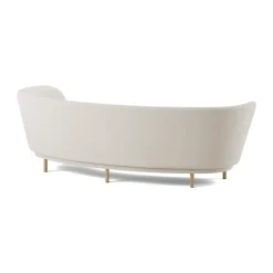 Massproductions Sofas*Dandy 3-seater sofa, Natural oak-Linara 05 Porridge White