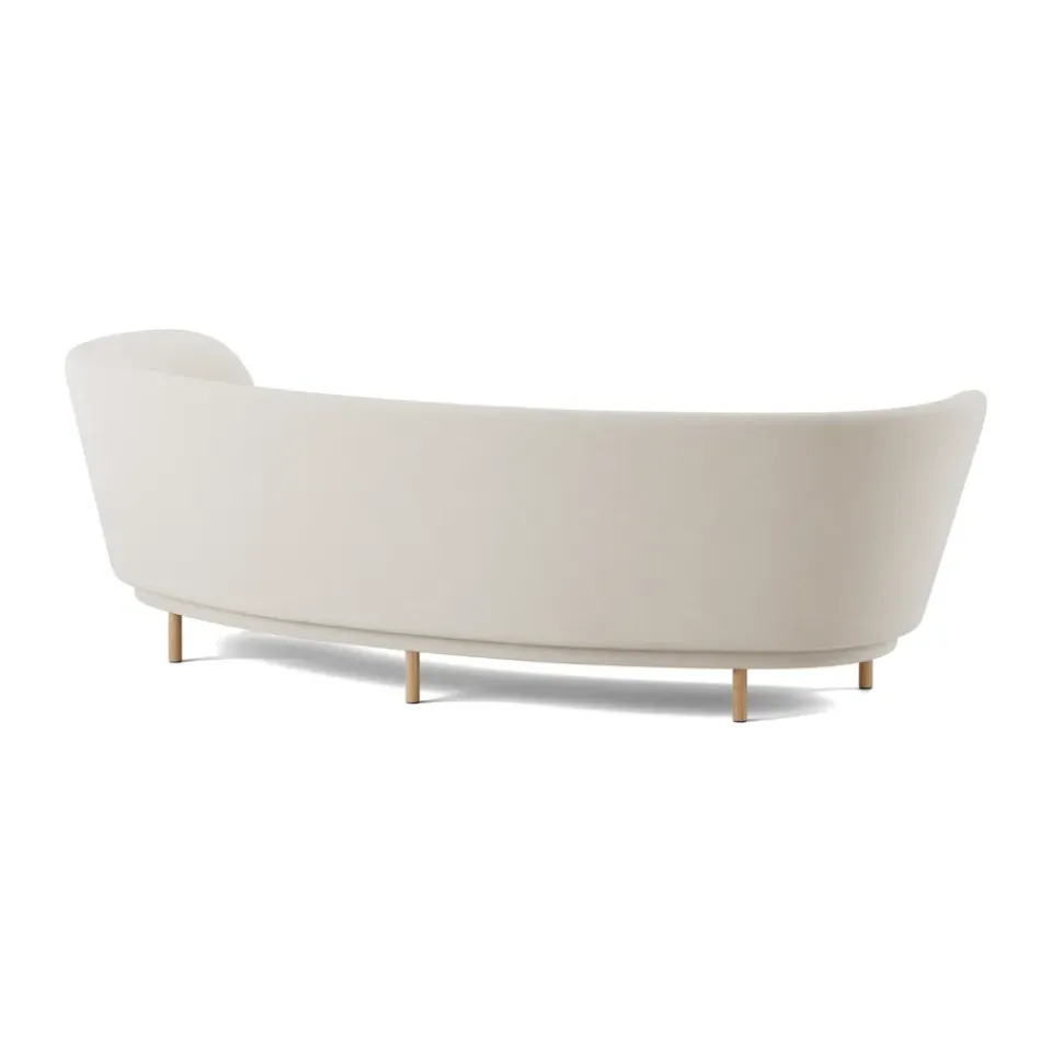 Massproductions Sofas*Dandy 3-seater sofa, Natural oak-Linara 05 Porridge White