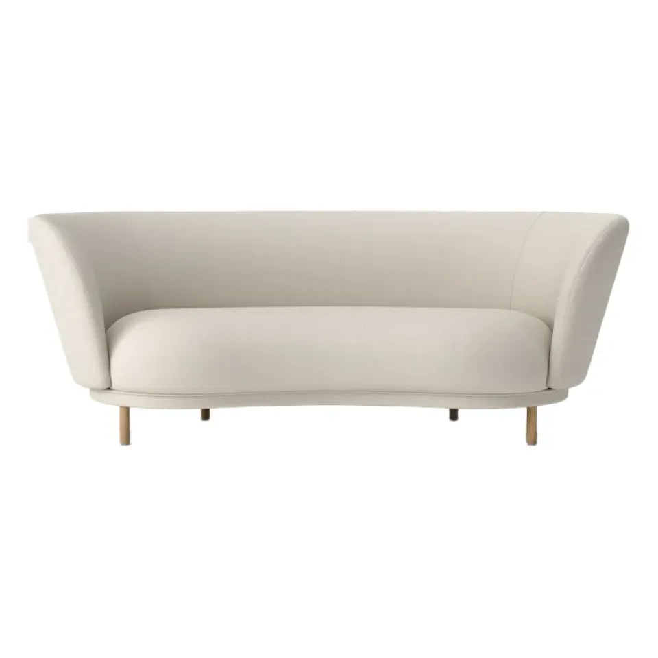 Massproductions Sofas*Dandy 2-seater sofa, Oak-Geneva shingle - 2854/120 Beige