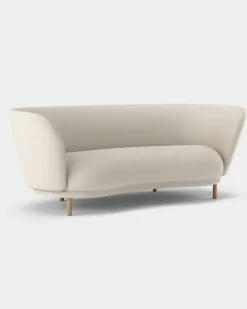 Massproductions Sofas*Dandy 2-seater sofa, Oak-Geneva shingle - 2854/120 Beige