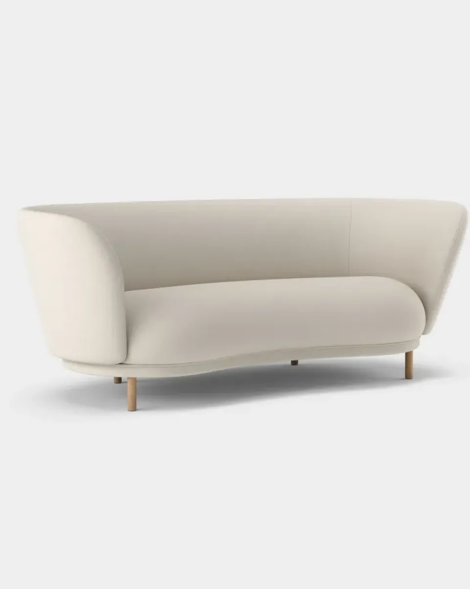 Massproductions Sofas*Dandy 2-seater sofa, Oak-Geneva shingle - 2854/120 Beige