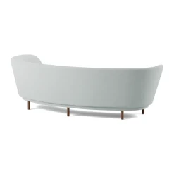 Massproductions Sofas*Dandy 3-seater sofa, Walnut-Linara 253 Swedish Grey