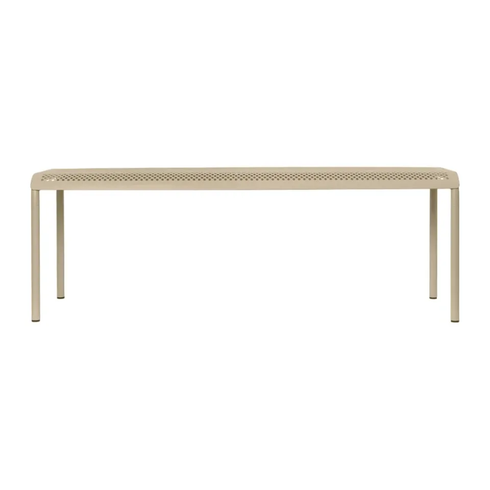 Ferm Living Garden Sofas & Garden Benches*Dapple bench 45x130x39.8 cm, Cashmere Beige