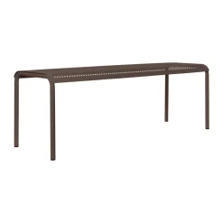 Ferm Living Garden Sofas & Garden Benches*Dapple bench 45x130x39.8 cm, Dark Chocolate Brown