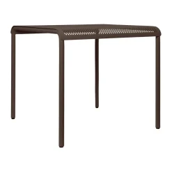 Ferm Living Table For Outdoor Use*Dapple dining table 80x80 cm, Dark Chocolate Brown