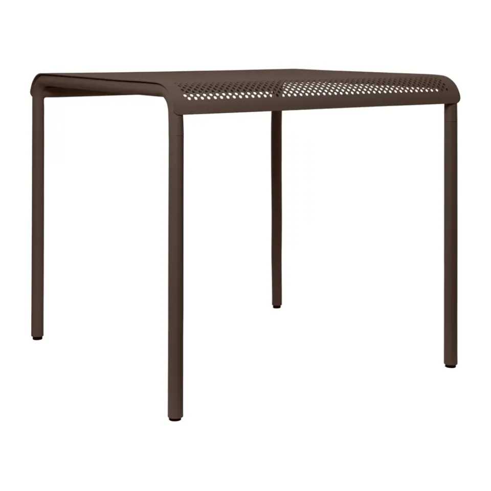 Ferm Living Table For Outdoor Use*Dapple dining table 80x80 cm, Dark Chocolate Brown