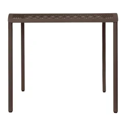 Ferm Living Table For Outdoor Use*Dapple dining table 80x80 cm, Dark Chocolate Brown