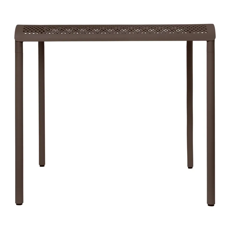 Ferm Living Table For Outdoor Use*Dapple dining table 80x80 cm, Dark Chocolate Brown