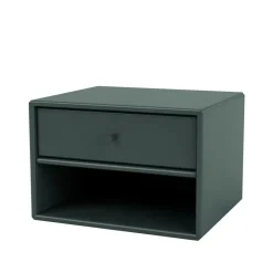 Montana Bedside Tables*Dash bedside table, Black jade 163, incl. suspension cm Green