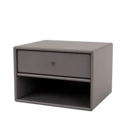 Montana Bedside Tables*Dash bedside table, Coffee 35, incl. suspension cm Brown