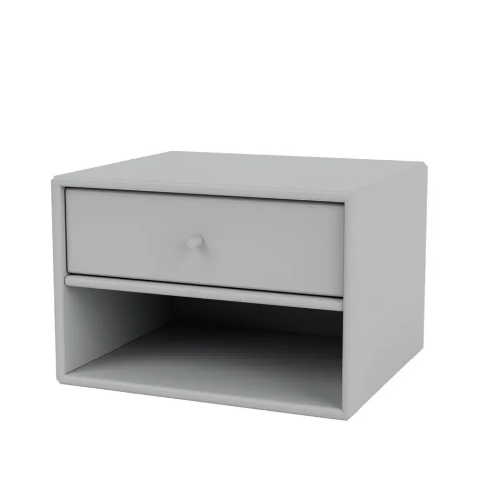 Montana Bedside Tables*Dash bedside table, Fjord 02, incl. suspension cm Grey