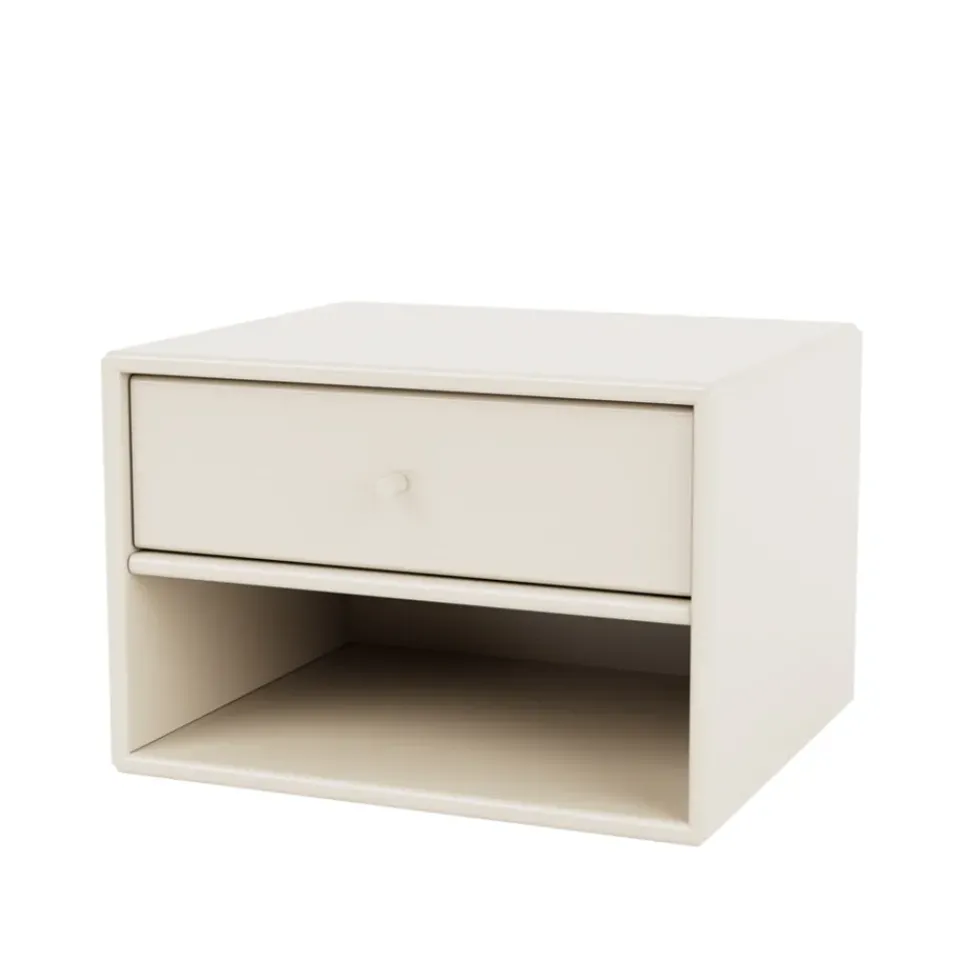 Montana Bedside Tables*Dash bedside table, Oat 158, incl. suspension cm Beige