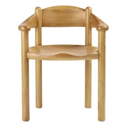 GUBI Chairs*Daumiller chair with arms, Golden pine Brown