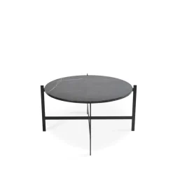 OX Denmarq Coffee Tables*Deck coffee table, marble . stand Black