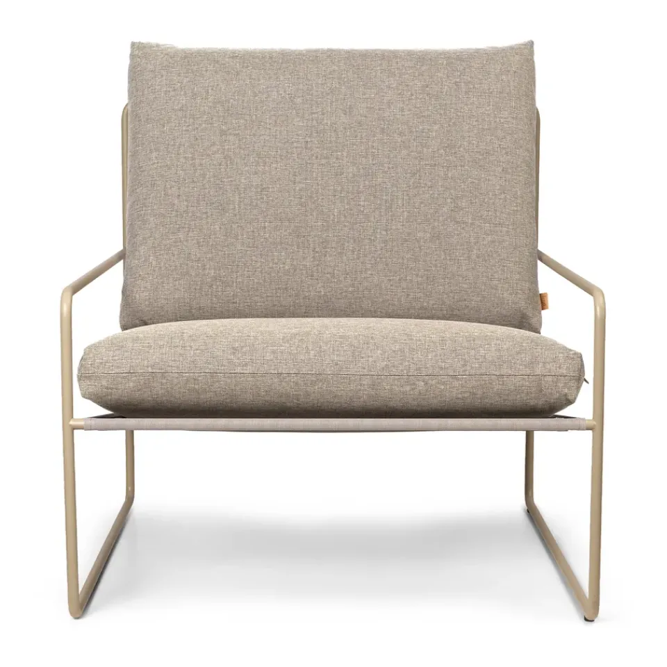 Ferm Living Seating*Desert arm chair, Cashmere-Dark sand Beige
