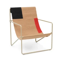 Ferm Living Chairs|Outdoor Lounge Furniture*Desert lounge chair, Blid, cashemere frame Multi