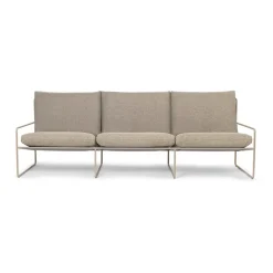 Ferm Living Garden Sofas & Garden Benches|Balcony Furniture*Desert 3-seat sofa, Cashmere-Dark sand Beige
