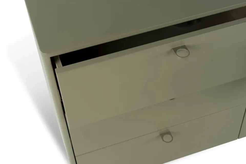 Mavis Dressers & Drawer Units*Deus chest of drawers 9 drawers, Olive Grey