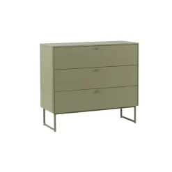 Mavis Dressers & Drawer Units*Deus chest of drawers 3 drawers, Olive Grey